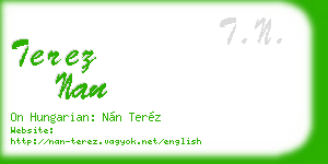 terez nan business card